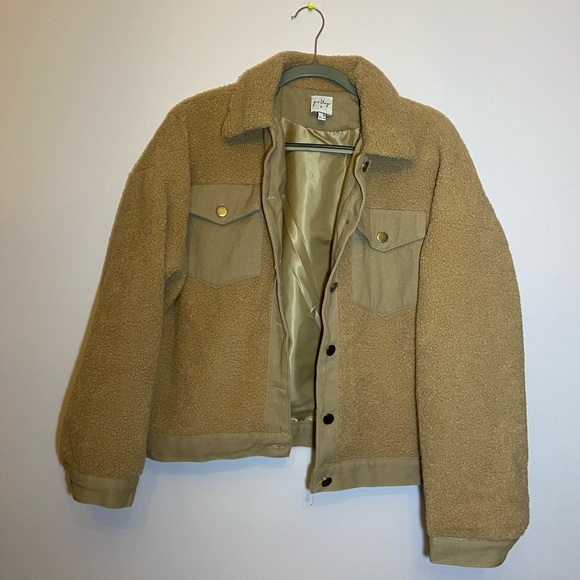 Princess Polly Jackets & Blazers - ✨BOGO✨ NWOT! Princess Polly brown teddy coat